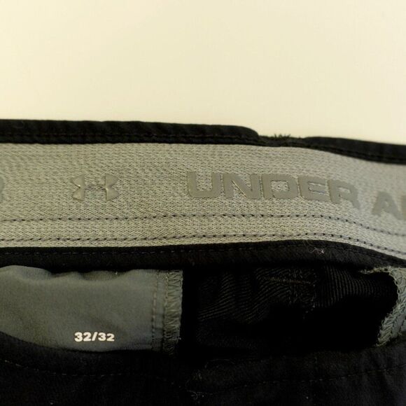 Under Armour Blue Elastic Waist Low Rise Athletic Nylon Polyester Pants 31/31 - Picture 6 of 13